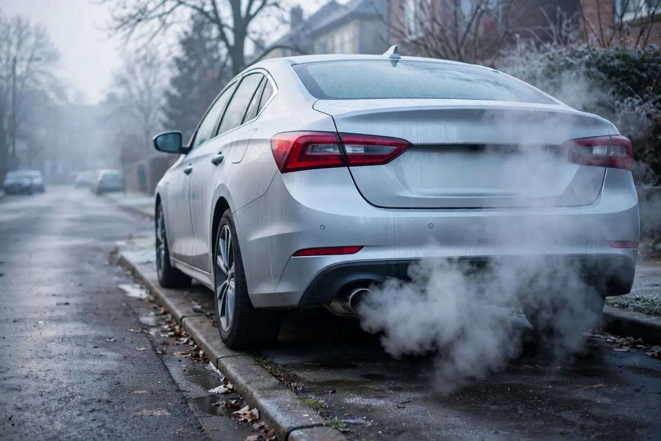 Exhaust smoke